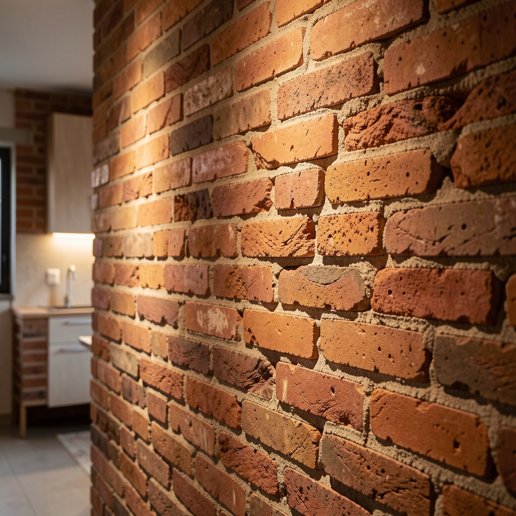 Loft industrial en el barrio de San Telmo Buenos Aires con vigas de acero expuestas, ladrillo a la vista rojizo y ventanas de hierro forjado originales del siglo XX